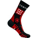 Ponožky Compressport Hiking Socks - black/ red/ white