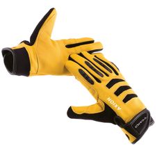 Celoprstové kožené rukavice Camp Axion Yellow