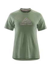 craft Tričko CRAFT ADV Trail Wool SS - zelená