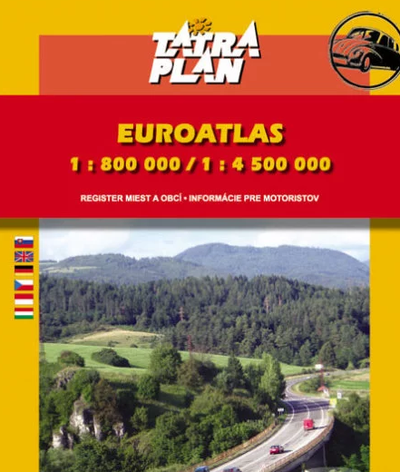 Kniha Autoatlas Európa 1:800 000 /1:4 500 000