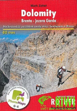Kniha Dolomity / Brenta, jezero Garda