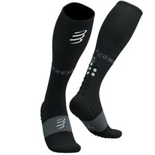 Podkolienky Compressport Full Socks Oxygen - black