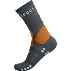 Ponožky Compressport Hiking Socks - Magnet/ Autumn Glory
