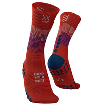 Ponožky Compressport Mid Compression Socks - summer refresh 2019 blood/ orange