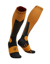 Ponožky Compressport Ski Mountaineering Full Socks - Autumn Glory/Black