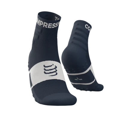 Ponožky Compressport Training Socks 2-pack - Blues/White