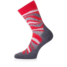 Ponožky Lasting Merino WLF-338- červené