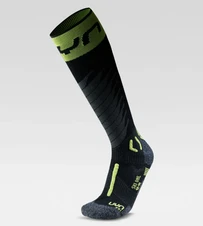Ponožky UYN Man SKI ONE MERINO - black/lime