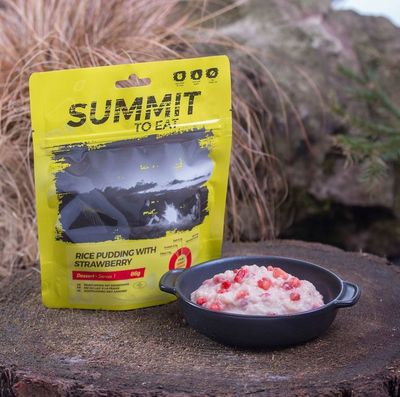 Summit To Eat - ryžový nákyp s jahodami