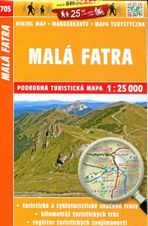 Turistická a cykloturistická mapa Malá Fatra 1:25 000