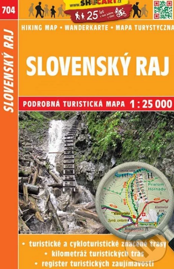 Turistická a cykloturistická mapa Slovenský raj 1:25 000
