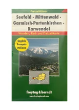 Turistická mapa 1:35T - Seefeld, Mittenwald, Garmisch-Partenkirchen, Karwendel