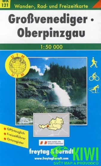 Turistická mapa 1:50T - Großvenediger Oberpinzgau