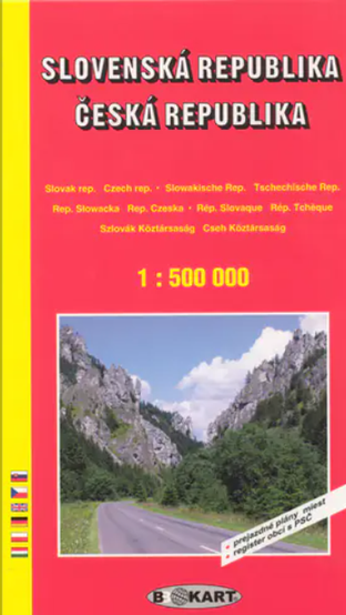 Turistická mapa SR/ČR 1:500 000